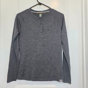 Meriwool Base Layer Long Sleeve Tee M 190g Superfine Merino Wool Hiking Outdoors